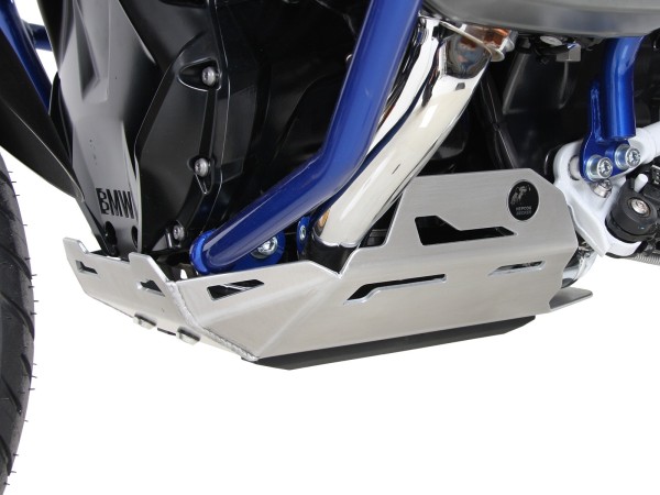 Plaque de protection moteur argentée pour BMW R 1250 GS (année 19-) Hepco & Becker