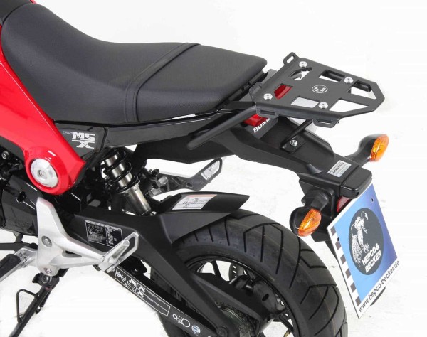 Porte-bagages arrière souple Minirack noir pour Honda MSX 125 /Grom (13-16) Hepco & Becker