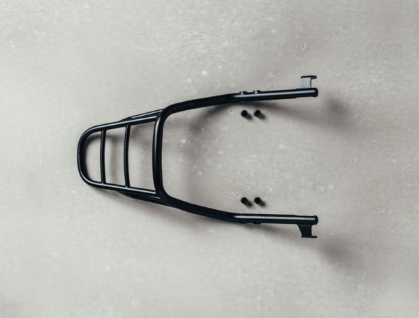 Porte-bagages, noir pour Moto Guzzi V9 Bobber