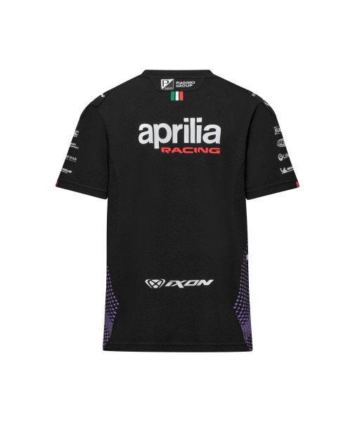 T-shirt Aprilia Racing Team 2026 pour homme, noir
