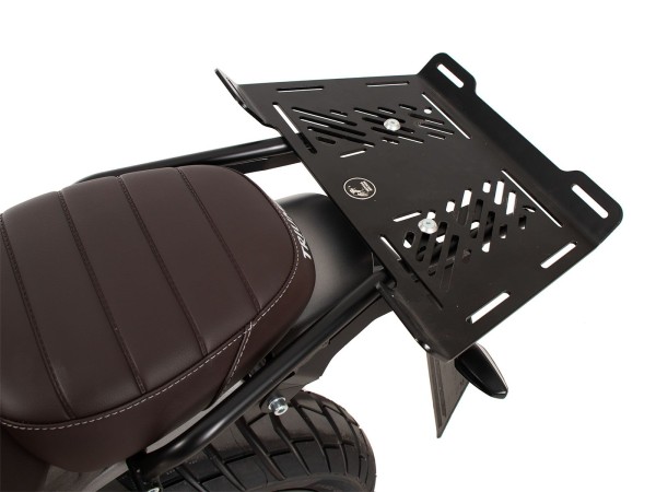Elargisseur de porte-bagages noir pour Triumph Scrambler 400 XC (25-) Hepco & Becker