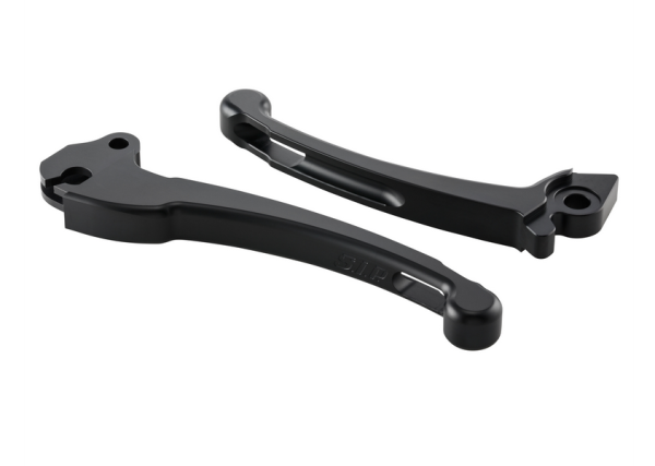 Kit levier sport embrayage/frein pour Vespa PX 125 -150ccm, HBZ Hengtong, droite/gauche, noir mat