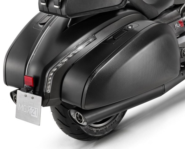Système d'échappement original Slip-on pour Moto Guzzi MGX 21