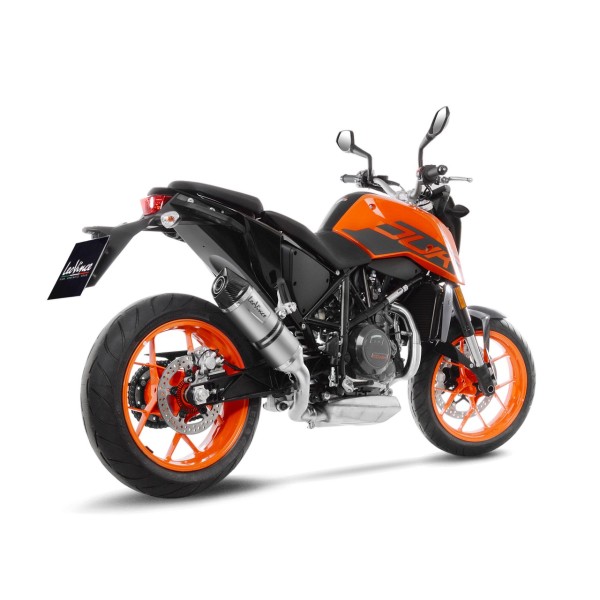 Système d?èchappement LeoVince LV One Evo pour KTM 690 Duke /R, argenté, slip on, E-approbation