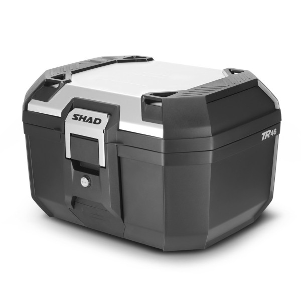 Top case Shad TR46, noir avec cache en alu, 46 l