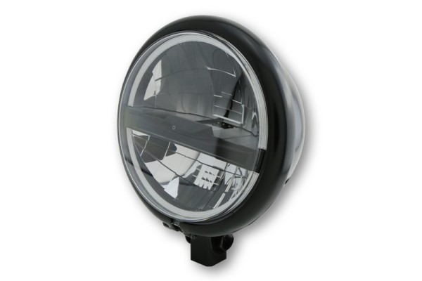 HIGHSIDER pro 5 3/4 pouces Phare Bates Style type 5 LED noir Fixation inférieure