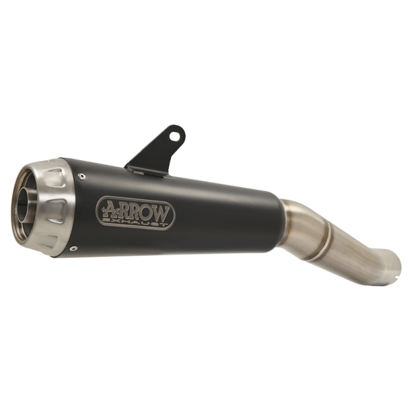 ARROW Auspuff PRO RACE DARK NiChrome schwarz für Honda NX500 / CB500 Hornet Modelljahr 2024-