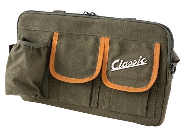 Sac "Classic" pour compartiment à bagages/boîte à gants Vespa - olive, Canvas