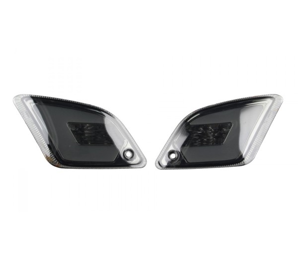 Jeu de clignotants arrière LED, teinté pour Vespa GT, GTL, GTV, GTS 125-300 (2014-2018)