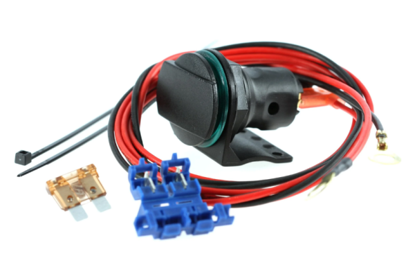 Prise allume-cigare/normale 12 volts pour Vespa GTS/GTS Super/GTV, escamotable