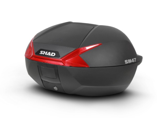Shad Top Case SH47 avec réflecteur rouge, 47l