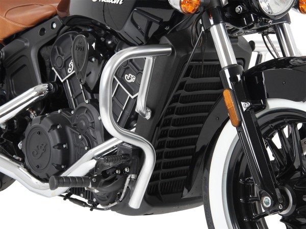 Arceau de protection moteur chromé pour Indian Scout Bobber (2017-)