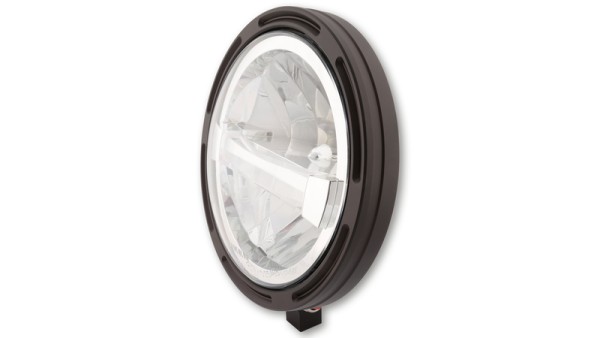 HIGHSIDER pro Phare 7 pouces Frame-R1 Type 4 LED Noir Fixation inférieure