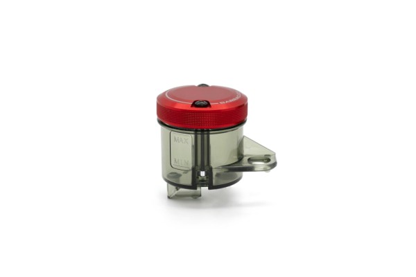 Barracuda Universal Ausgleichsbehälter mit rot eloxiertem Aluminiumdeckel, Durchmesser 50 mm
