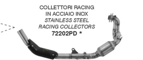 ARROW Racing Krümmer Edelstahl Aprilia Tuareg ab Modelljahr 2025-