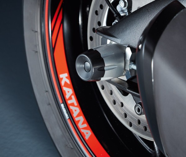 Protecteur d'essieu arrière pour Suzuki GSX-S 1000 S Katana (année 19-) Original Suzuki