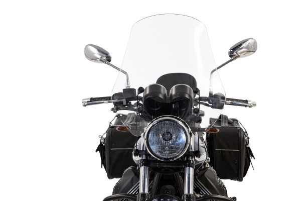 Pare-brise haut transparent pour Moto Guzzi V7 850 Spécial (21-24)