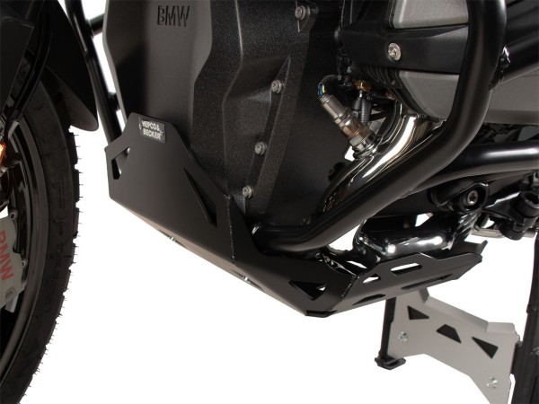Plaque de protection moteur noire pour BMW R 1300 GS (23-) Hepco & Becker