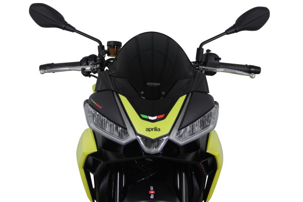 MRA écran de forme original "O" noir Aprilia Tuono 660 / V4 Factory (21-)
