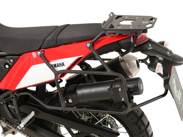 Supports de valises latérales fixes vissés noir pour Yamaha Ténéré 700 (2019-2024)