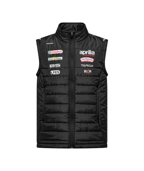 Gilet Aprilia Racing Team 2026 pour homme, noir