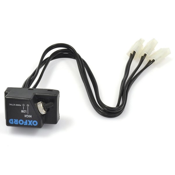 Poignées chauffantes Oxford Commuter interrupteur de guidon/Loom