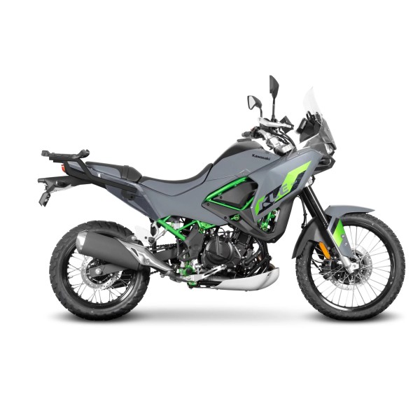 Support de top case Shad, peint en noir, pour Kawasaki KLE 650 Versys (10-14)