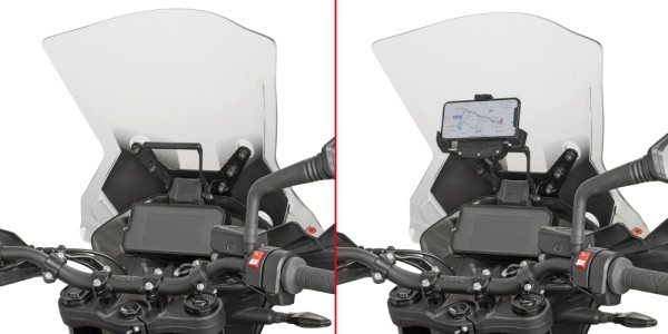 Support de montage sur pare-brise pour GPS/Smartphone pour KTM 790 Adventure Givi