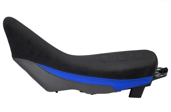 Selle « Extra Comfort » noire/bleue pour Yamaha Ténéré 700 (25-)