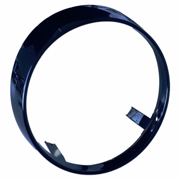 Cadre de phares anneau de lampe Vespa GTS 2019 - Noir Brillant