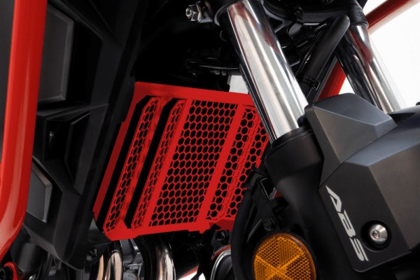 Protège radiateur pour Honda CB 500 X (19-23) / NX 500 (24-) Alu rouge
