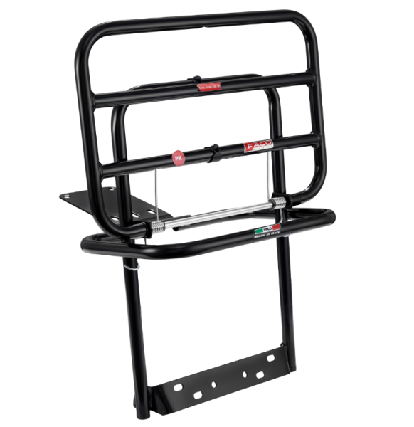 Porte-bagages arrière pour Vespa PX 80-200ccm, pliable, noir