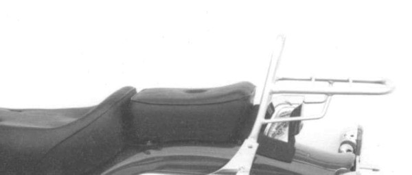 Porte-bagages tubulaire porte-topca chromé pour Honda CA 125 Rebel (95-01) /CMX 250 Rebel (96-01)