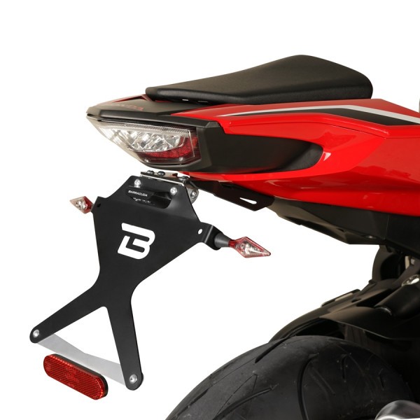 Support de plaque d'immatriculation pour Honda CBR 1000 RR Fireblade (17-19) - Barracuda