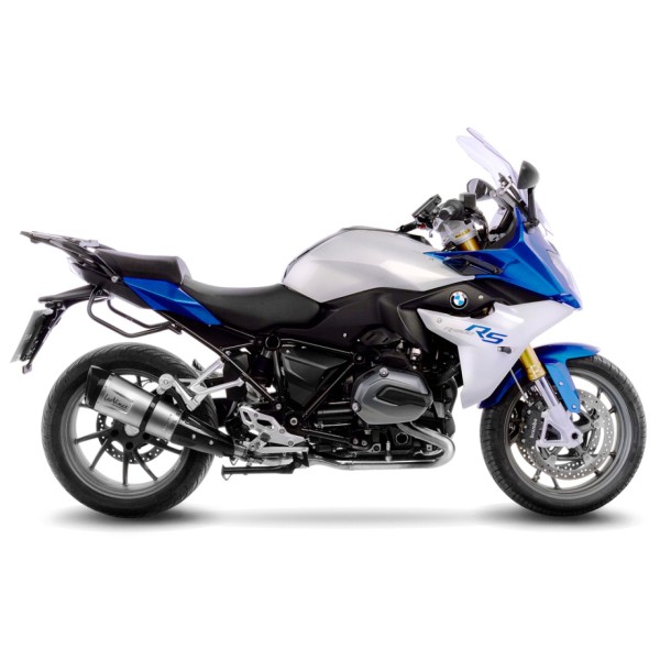 Système d?èchappement LeoVince Factory S pour BMW R 1200 R /RS, titane, argent, slip on, Euro4, E-approbation