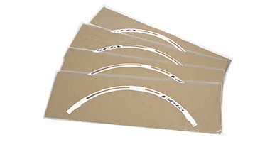 Jeu d'autocollants décoratifs or pour jantes Honda Forza125/350 d'origine