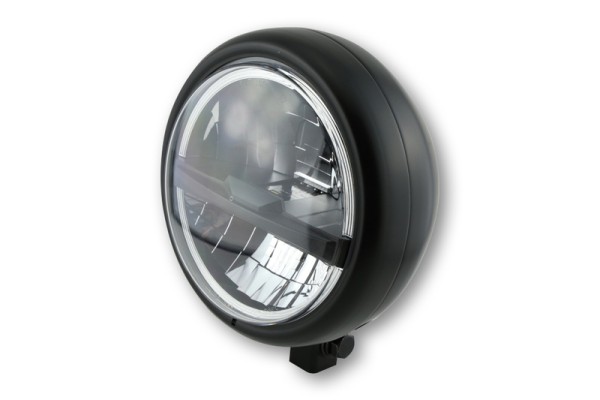 HIGHSIDER pro 5 3/4 pouces Phare Pecos type 5 LED noir Fixation inférieure