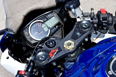 Décor de té de fourche, optique carbone pour Suzuki GSX-R1000 BJ. 2012-2016