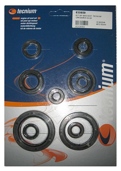 Tecnium Satz Motor-Simmerringe