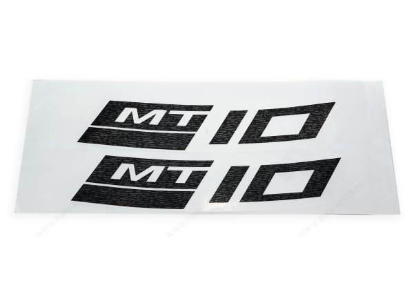 Autocollants réfléchissants pour jantes arrière noires pour Yamaha MT-10 (22-) Original