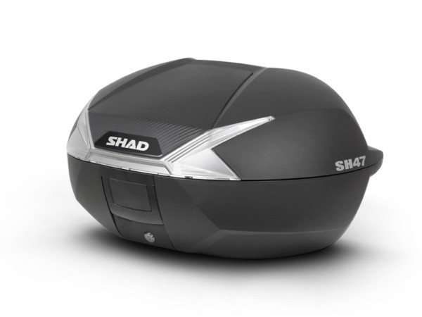 Shad Top Case SH47 avec réflecteur blanc, 47l