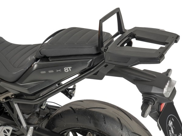Support de topcase Alurack noir pour Suzuki GSX-8T (25-) Hepco & Becker