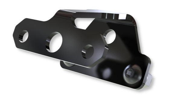 HIGHSIDER pro support de plaque d'immatriculation noir XL (1pc)