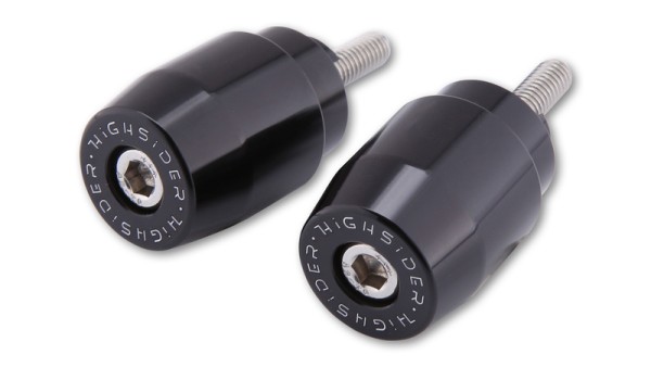HIGHSIDER pro Poids pour guidon noir M6 Honda (paire)