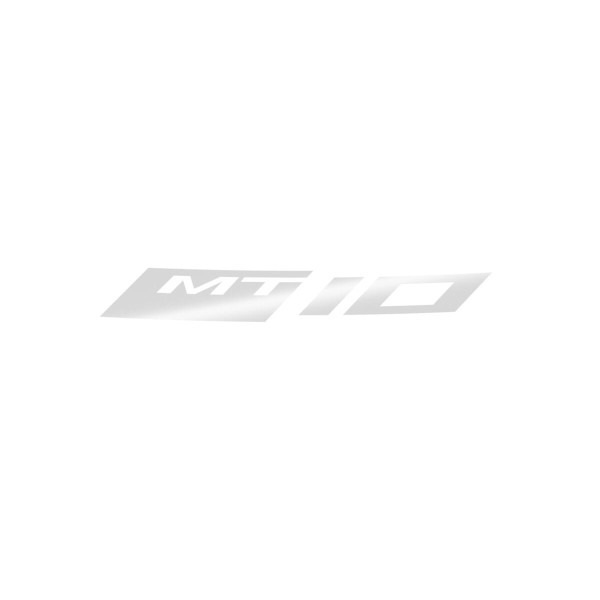 Autocollants réfléchissants pour jantes avant argentés pour Yamaha MT-10 (22-) Original