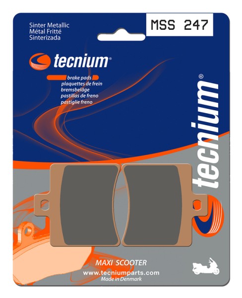 Tecnium Maxi Scooter Sintermetall Bremsbeläge - MSS247