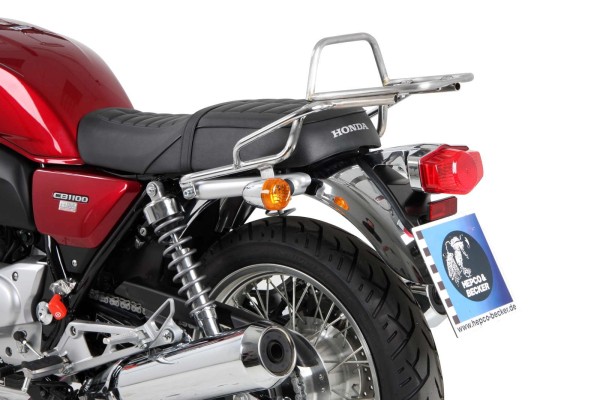 Porte-bagages tubulaire support de top case chromé pour Honda CB 1100 EX (14-16) Hepco & Becker