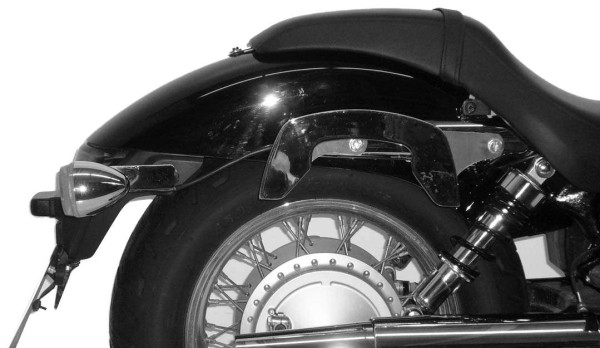 Supports latéraux C-Bow chromés pour Honda VT 750 DC Shadow Spirit (07-13) Hepco & Becker
