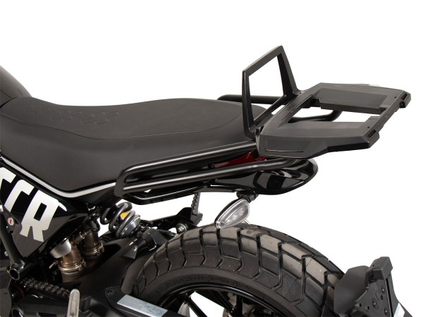 Support de topcase Alurack noir pour Ducati Scrambler 800 Icon (23-) Hepco & Becker