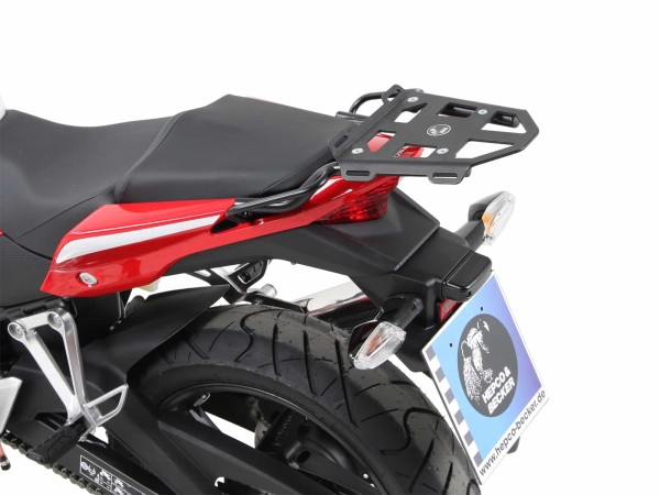 Minirack porte-bagages arrière souple noir pour Honda CBR 125 R (11-16) Hepco & Becker